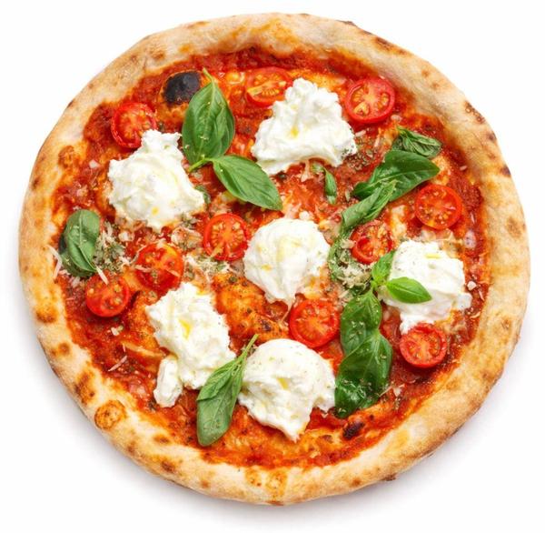 Pizza con Mozarella di Bufala